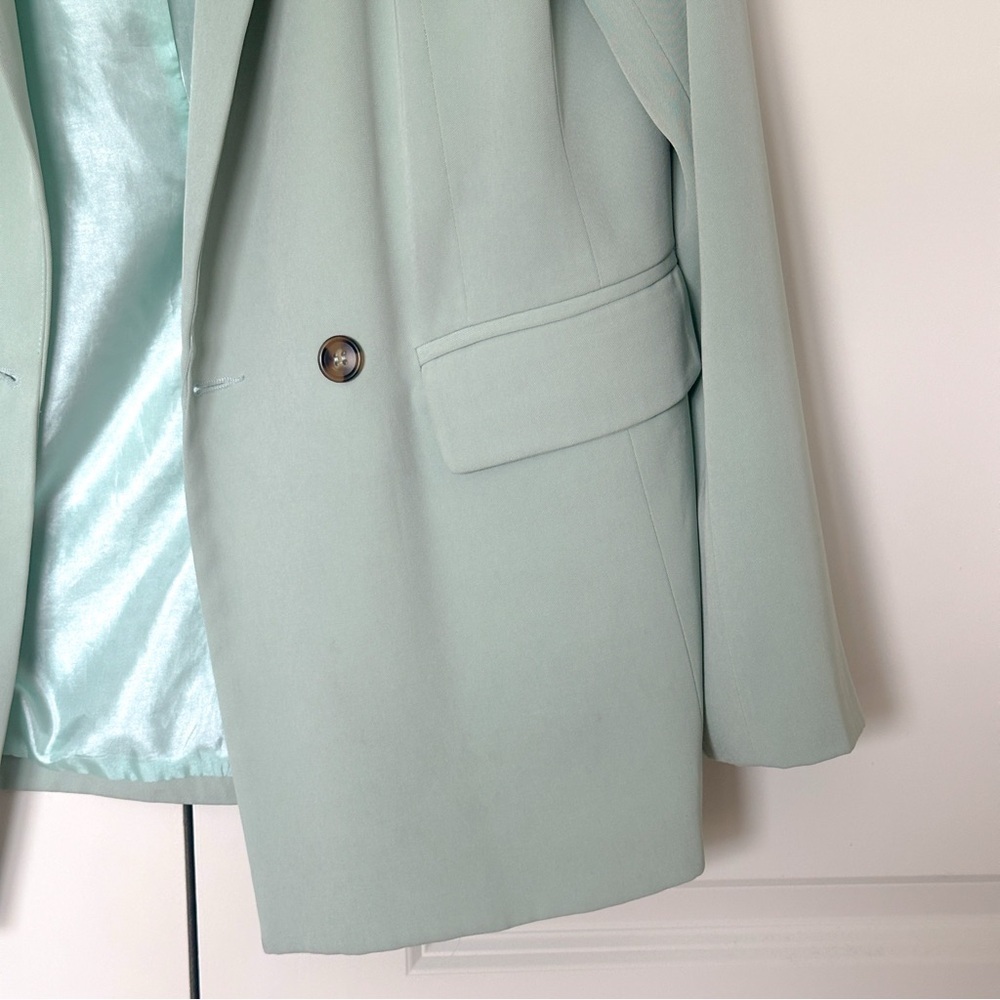 Bacio Mint Green Blazer – Pastel Workwear & Spring Layering Jacket - Picture 8 of 13